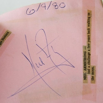 HOW TO PRESERVE AN AUTOGRAPH