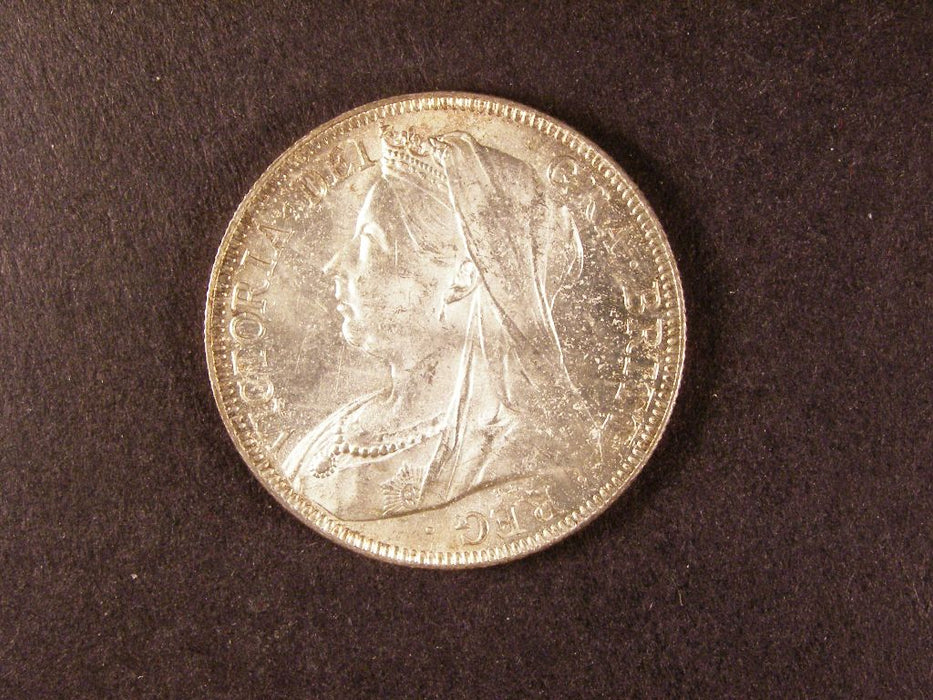 Halfcrown Victoria 1895 Dies 2B