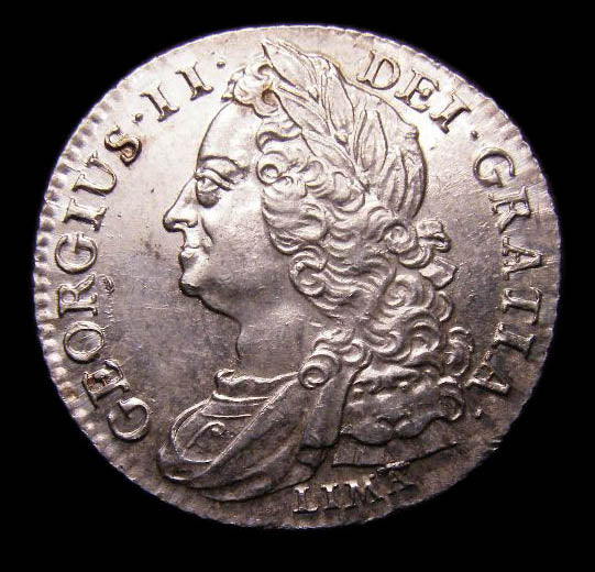 Shilling George II 1745