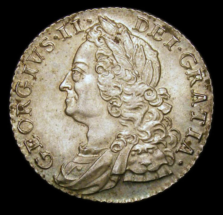Shilling George II 1750