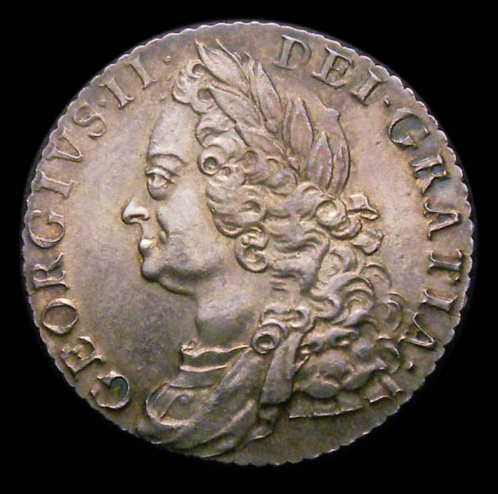 Shilling George II 1758