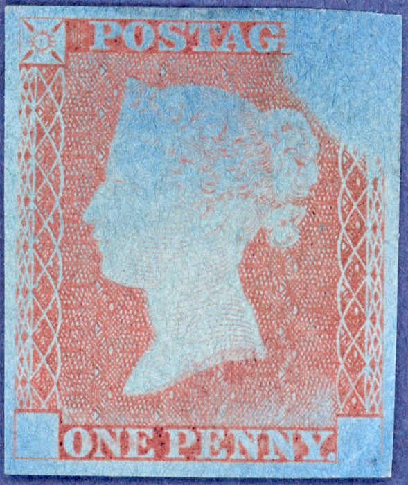 Great Britain 1840 1d Rainbow colour trial (State 2a), SGDP20a