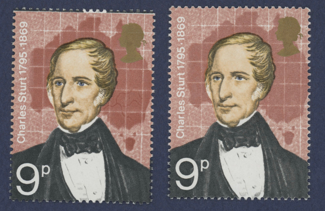 Great Britain 1973 9d British Explorers error, SG927d