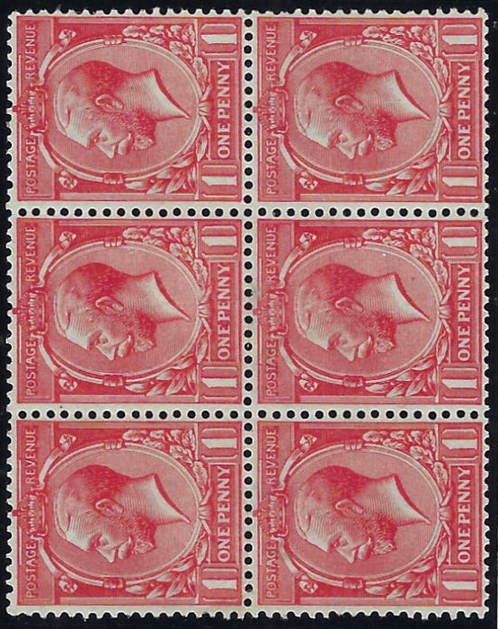 Great Britain 1912 1d Scarlet-vermilion, SG361