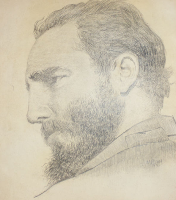 Unique sketch of Fidel Castro by Raul Milian