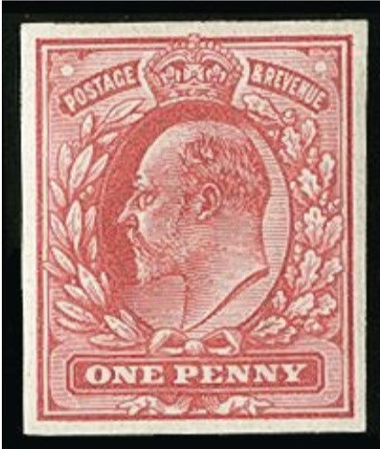 Great Britain 1906 1d colour trial. SG219var.