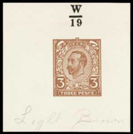 Great Britain 1911 3d Hentschel Essay (second proof)