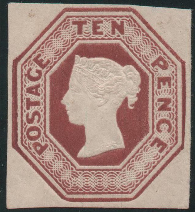 Great Britain 1854 10d brown embossed (Die 4) SG57