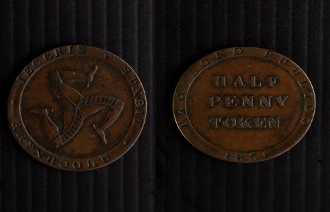 Isle of Man Ramsay halfpenny 1831