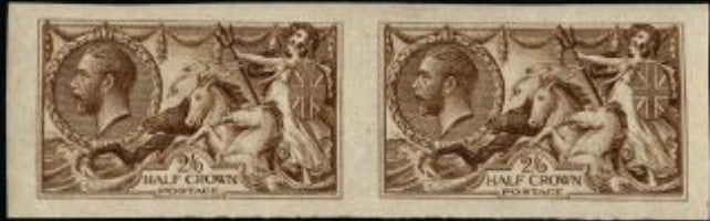 Great Britain 1915 King George V 2s6d colour trial. SG406var
