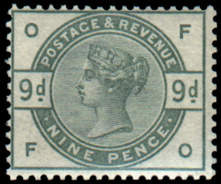 Great Britain 1862 Queen Victoria Surface Printed 9d bistre plate 2. SG86
