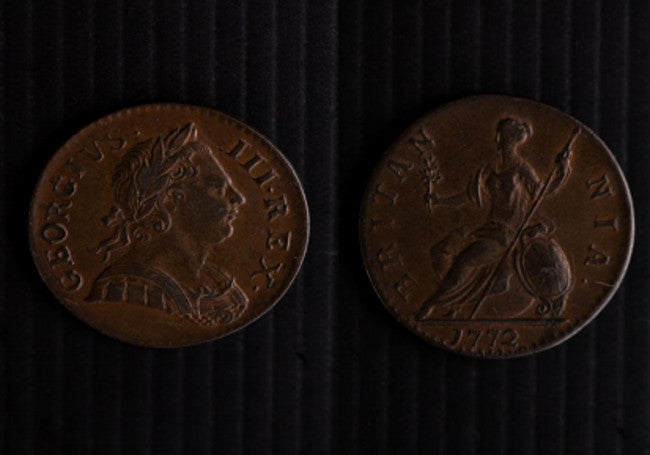 George III (1760-1820) Halfpenny 1772