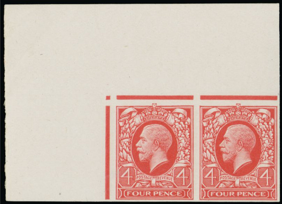 Great Britain 1934 4d "Photogravure" colour trials. SG445var.