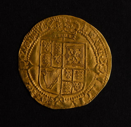 James I gold ten shilling "Laurel" (1621-1623)