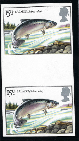 Great Britain 1983 Queen Elizabeth II 15½p British River Fish. SG1207a