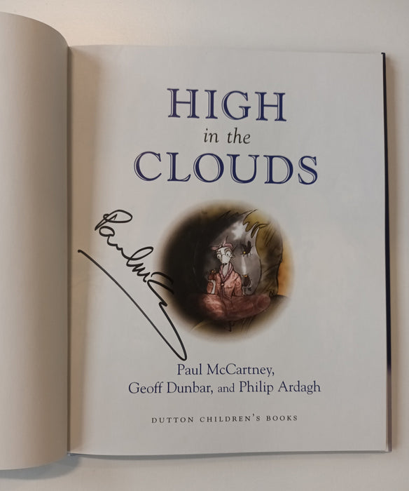 Paul McCartney signed book