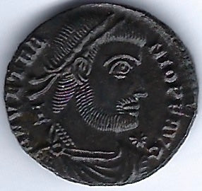 Vetranio AE Centenonialis Sisca Mara-DFC 350. Rare. Extremely fine