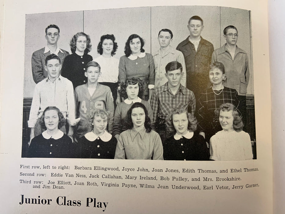 James Dean Signed 1948 High School Yearbook