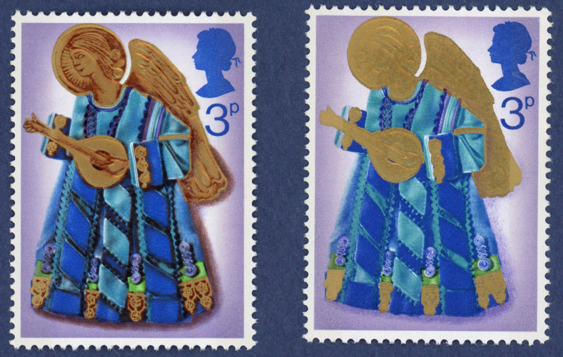 Great Britain 1972 3p Christmas error, SG914a