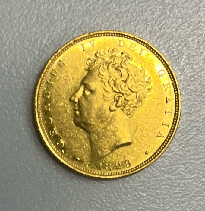 Great Britain 1829 George IV Gold Full Sovereign