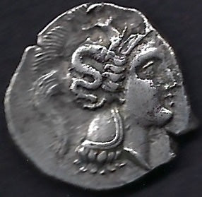 Lucania, Thourioi AR Stater 350-300bc. Good very fine.