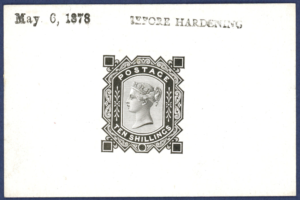 Great Britain 1878 10s Die Proof, SG128var