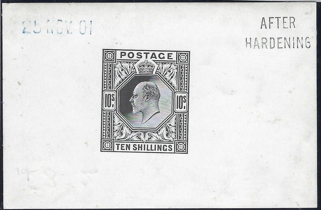 Great Britain 1901 10s Die proof, SG265var