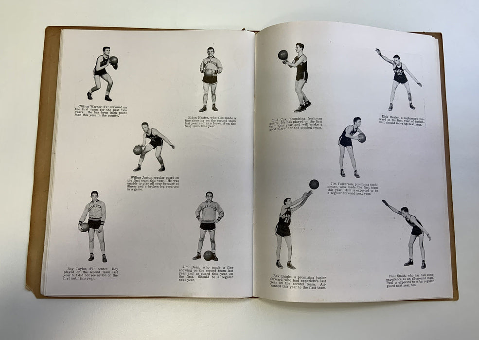 James Dean Signed 1948 High School Yearbook