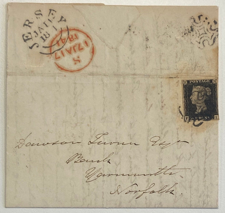 Great Britain 1840 1d black cover, SG2