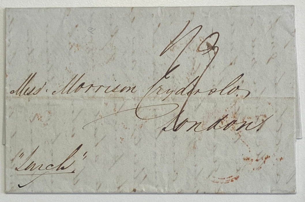Great Britain 1837 Jersey Ship Letter