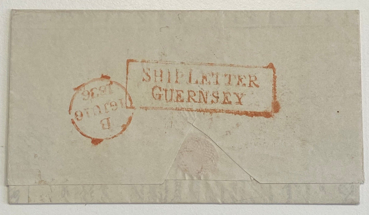 Great Britain 1836 Guernsey Ship Letter