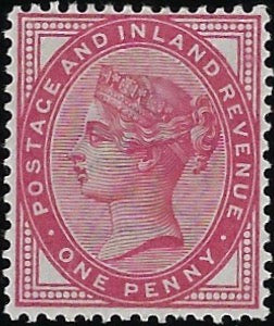 Great Britain 1881 1d Colour trial (Die 2). SG172var