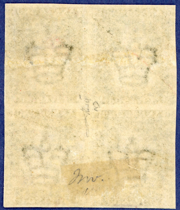 Great Britain 1865 1d Black "Royal reprint" Plate 66 (watermark inverted), SGDP35a