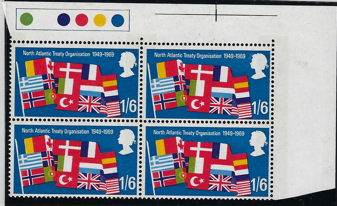 Great Britain 1969 1s6d Anniversaries error, SG794e
