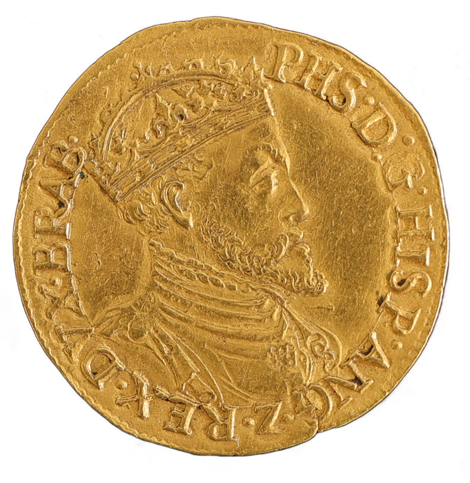 Spanish Netherlands Philip Il of Spain Gold Real d’Or c1560