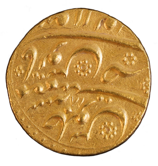 Mughal Empire Aurangzeb gold Mohur dated regnal year 18