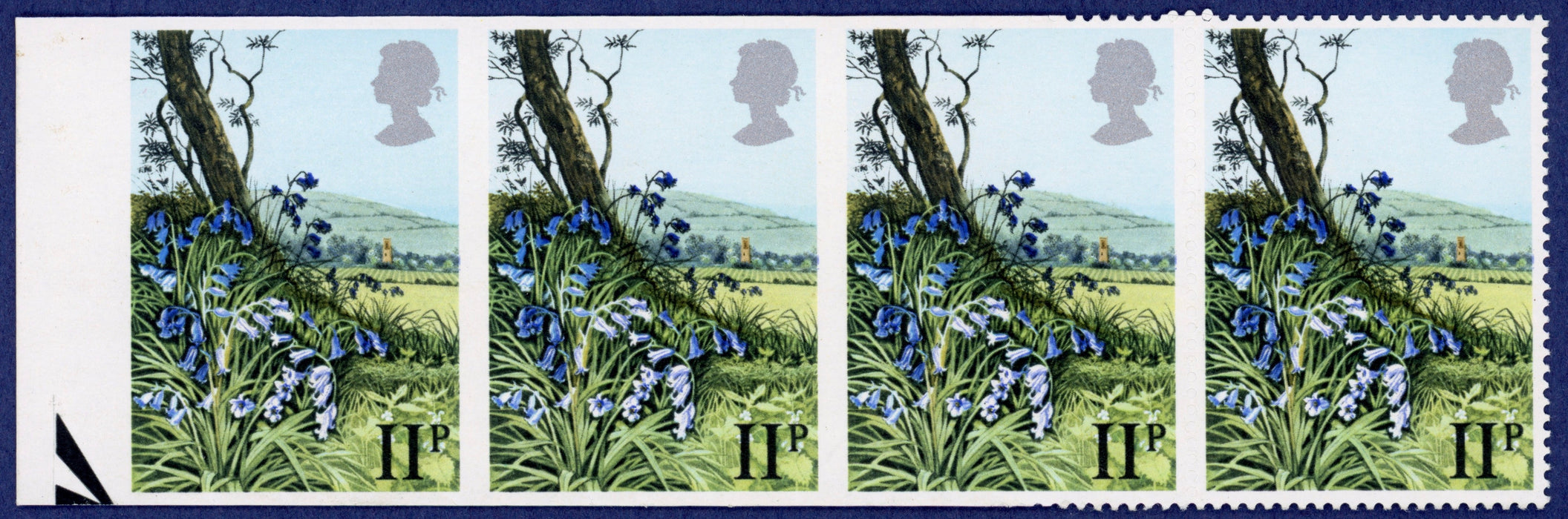 Great Britain 1979 11p wild flowers error, SG1081a