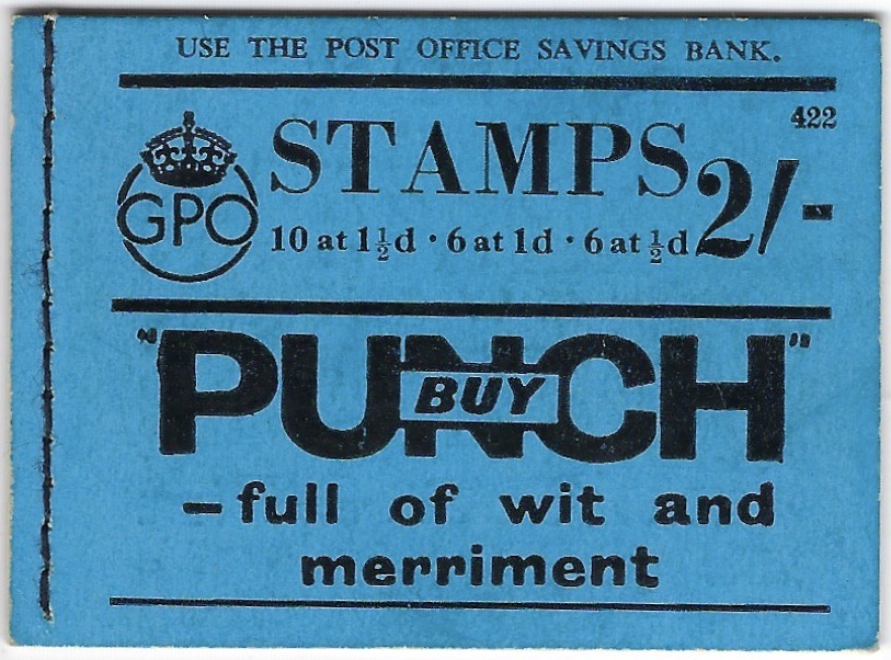 Great Britain 1938 2s Booklet (Edition 422), SGBD12
