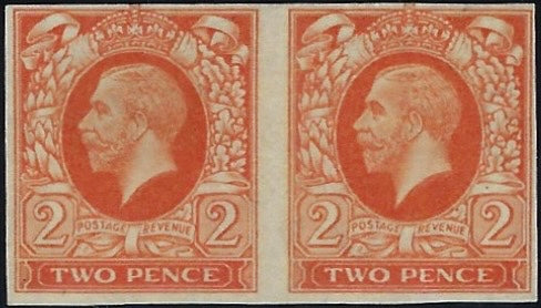 Great Britain 1935 2d Orange (Intermediate format) variety, SG442var