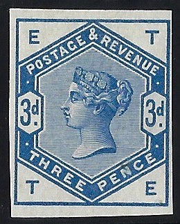 Great Britain 1883 3d Colour trial, SG191var