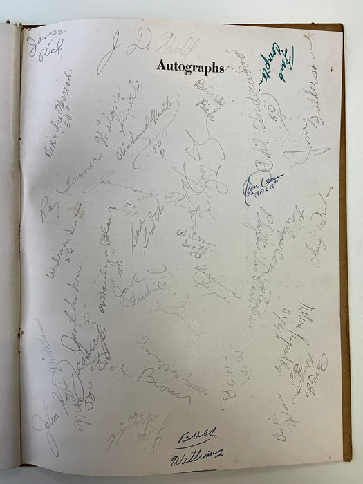 James Dean Signed 1948 High School Yearbook