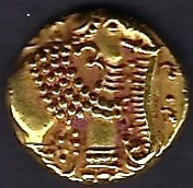 S India, Western Gangas AE Pagoda 1080-1135. Excellent fine