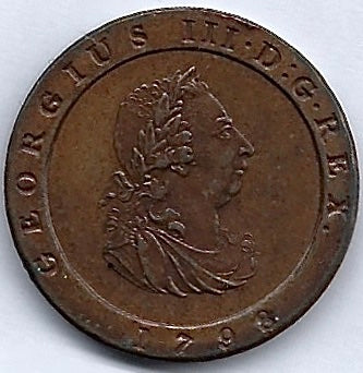 Isle of Man AE 1/20 PROOF 1798 Uncirculated