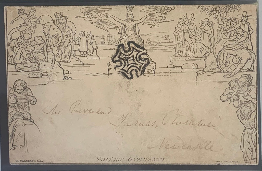 Great Britain 1840 1d Mulready Envelope (Forme 3 Stereo A161). SGME2