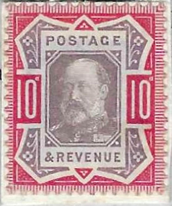 Great Britain 1901 10d Composite "Paste up" essay of the Victorian "Jubilee" series, SG254var