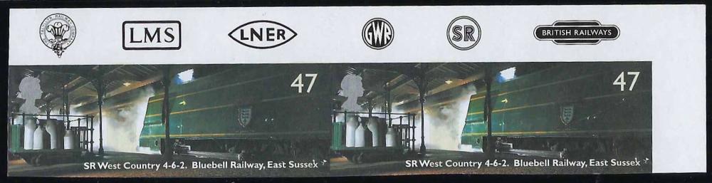 Great Britain 2004 47p Classic Locomotives error, SG2421a