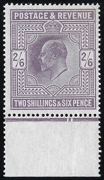 Great Britain 1911 2s6d dull greyish purple, SG315