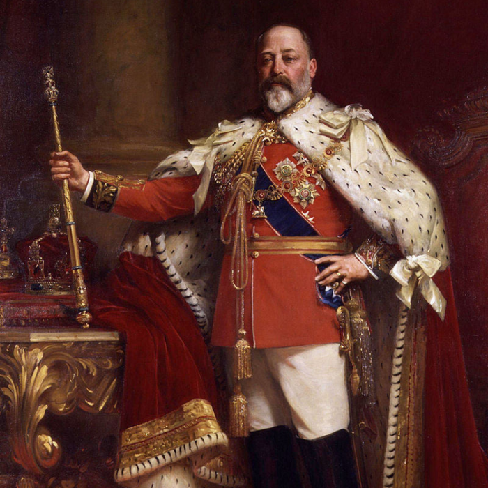 King Edward VII Authentic Strand of Hair