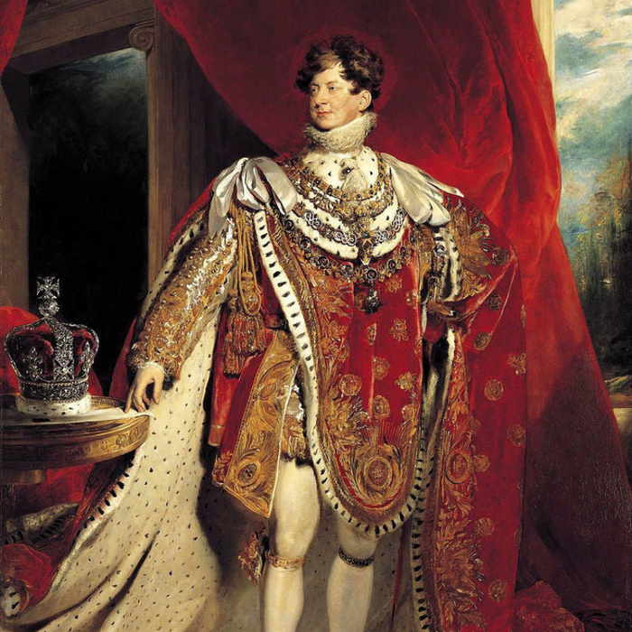 King George IV Authentic Strand of Hair