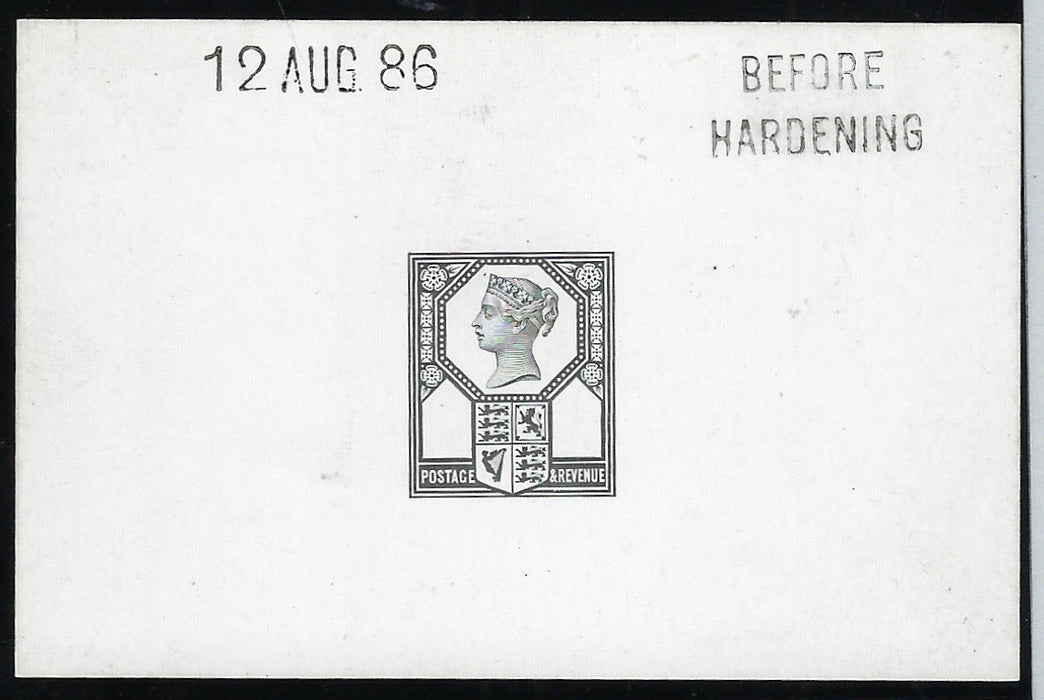 Great Britain 1886 5d Head plate die proof, SG207var